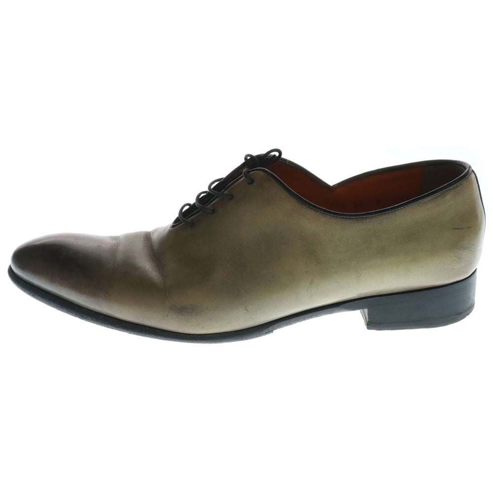 Santoni(サントーニ) プレーントゥ レースアップ レザー ドレスシューズ ベージュ 14774