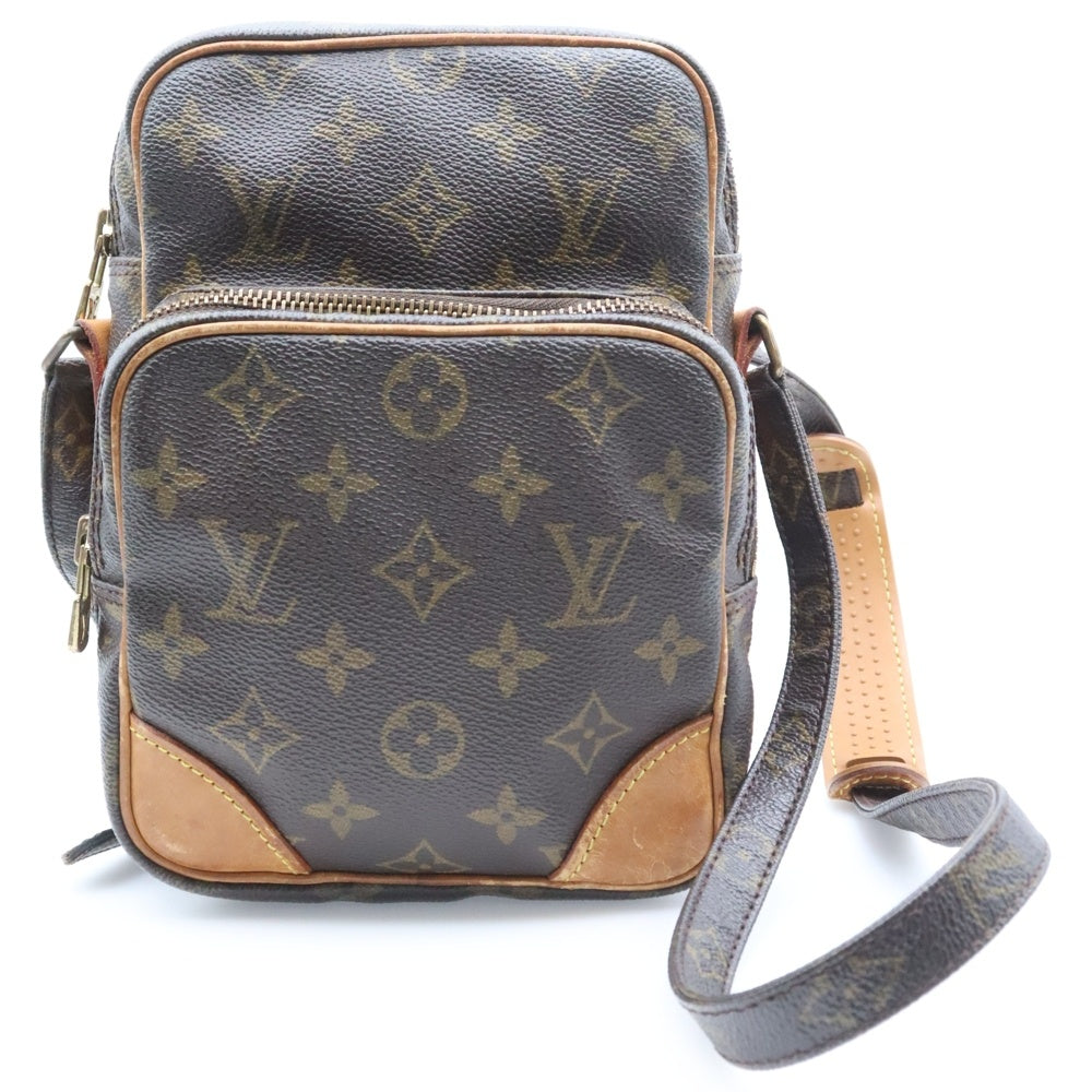 LOUIS VUITTON(ルイヴィトン) モノグラム アマゾン レザーショルダーバッグ M45236 ブラウン