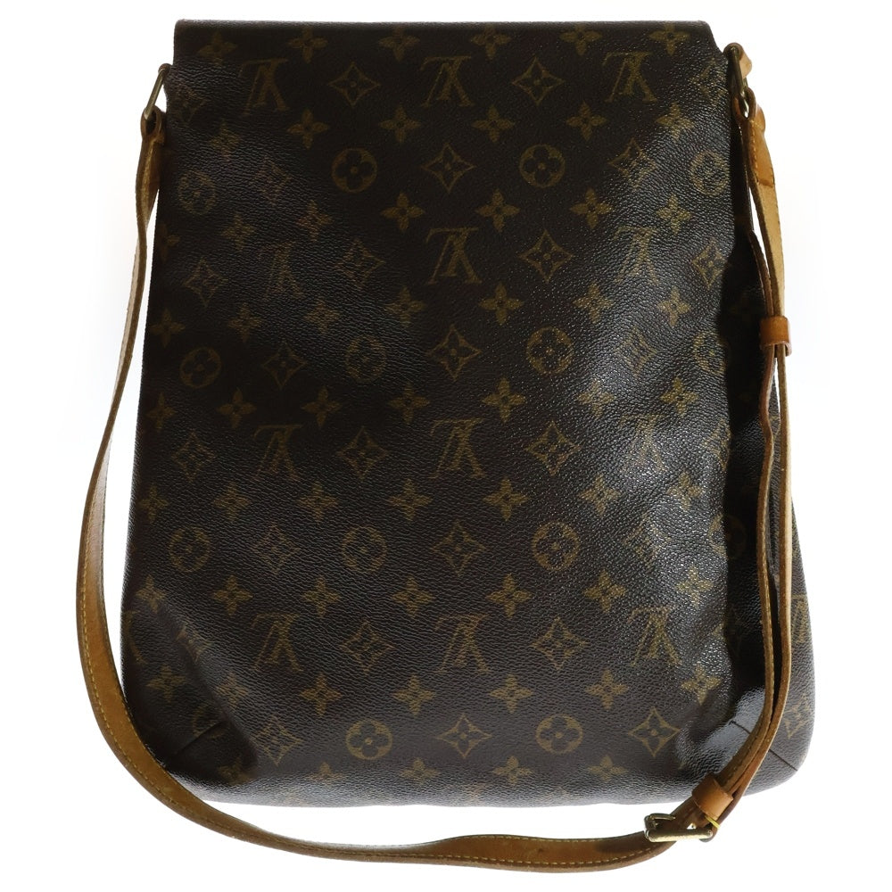 LOUIS VUITTON(ルイヴィトン) ミュゼット モノグラム レザーショルダーバッグ M51256 ブラウン