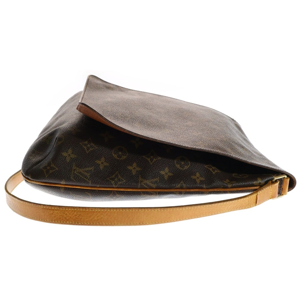 LOUIS VUITTON(ルイヴィトン) ミュゼット モノグラム レザーショルダーバッグ M51256 ブラウン