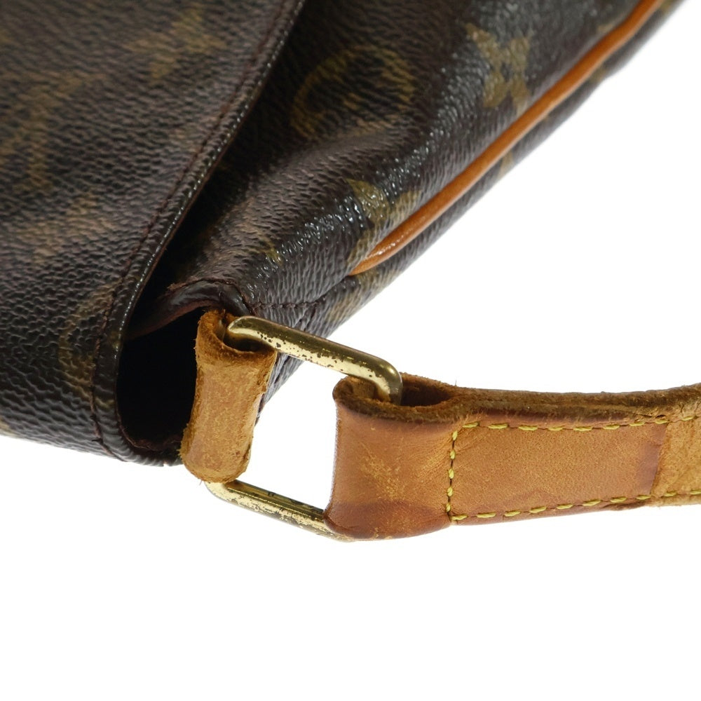 LOUIS VUITTON(ルイヴィトン) ミュゼット モノグラム レザーショルダーバッグ M51256 ブラウン