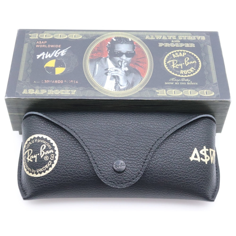 Ray Ban(レイバン) ×A$AP Rocky BLACKED OUT COLLECTION MEGA CLUBMASTER RB0316-S ×エイサップロッキー ブラックアウトコレクション メガクラブマスター サングラス 眼鏡