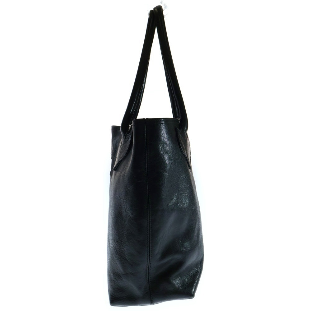 CHROME HEARTS(クロムハーツ) FS TOTE クロスパッチ付きレザートートバッグ ブラック