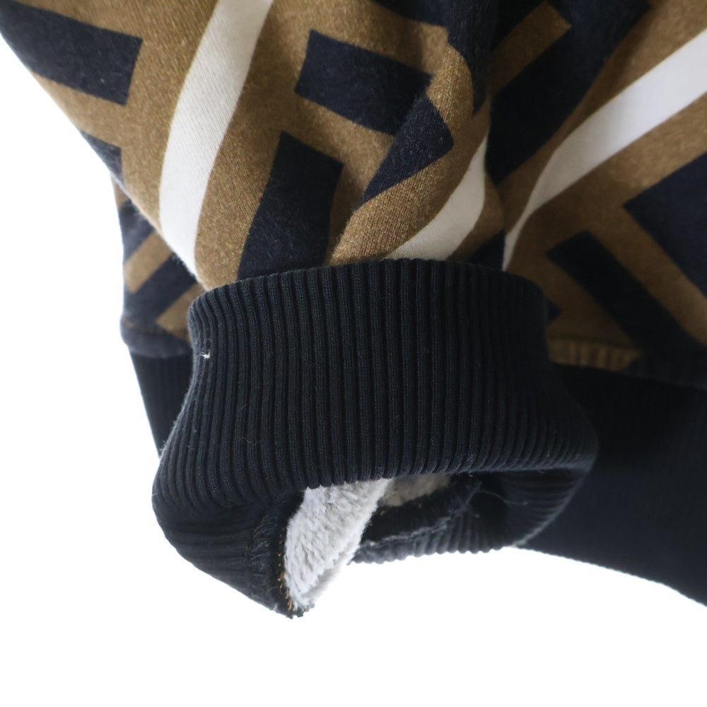 FENDI(フェンディ) 20AW ズッカ柄 FFロゴスウェットトレーナー FY0944 A7A9 ブラウン