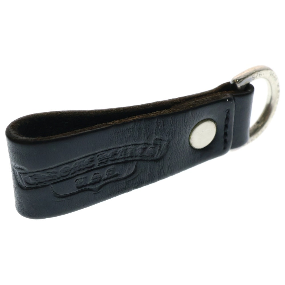 CHROME HEARTS(クロムハーツ) BELT LOOP D RING Dリング クロスボールベルトループ ブラック/シルバー BCA415