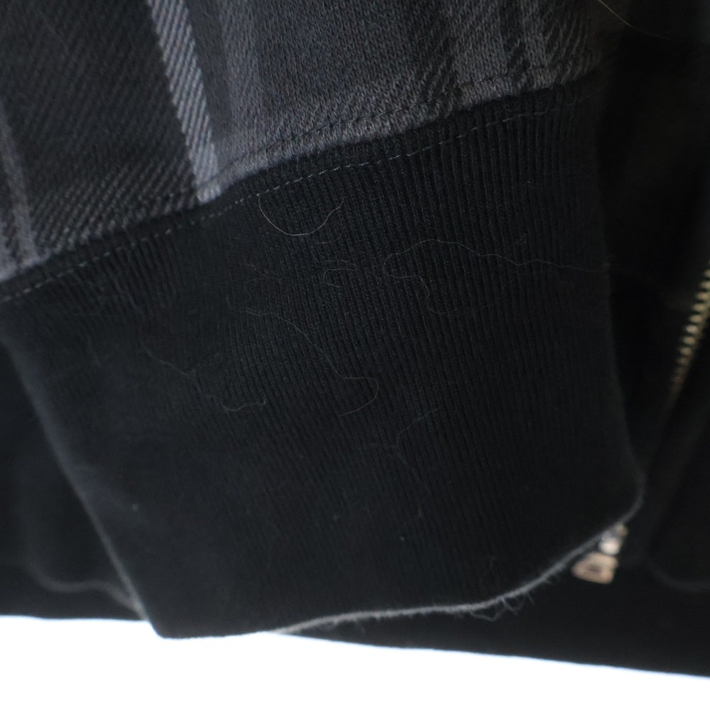 A BATHING APE(アベイシングエイプ) 23AW ×COMME des GARCONS OSAKA SHARK FULL ZIP HOODIE 001ZPJ721901C コムデギャルソン シャークフーディ フルジップ パーカー ブラック/グレー