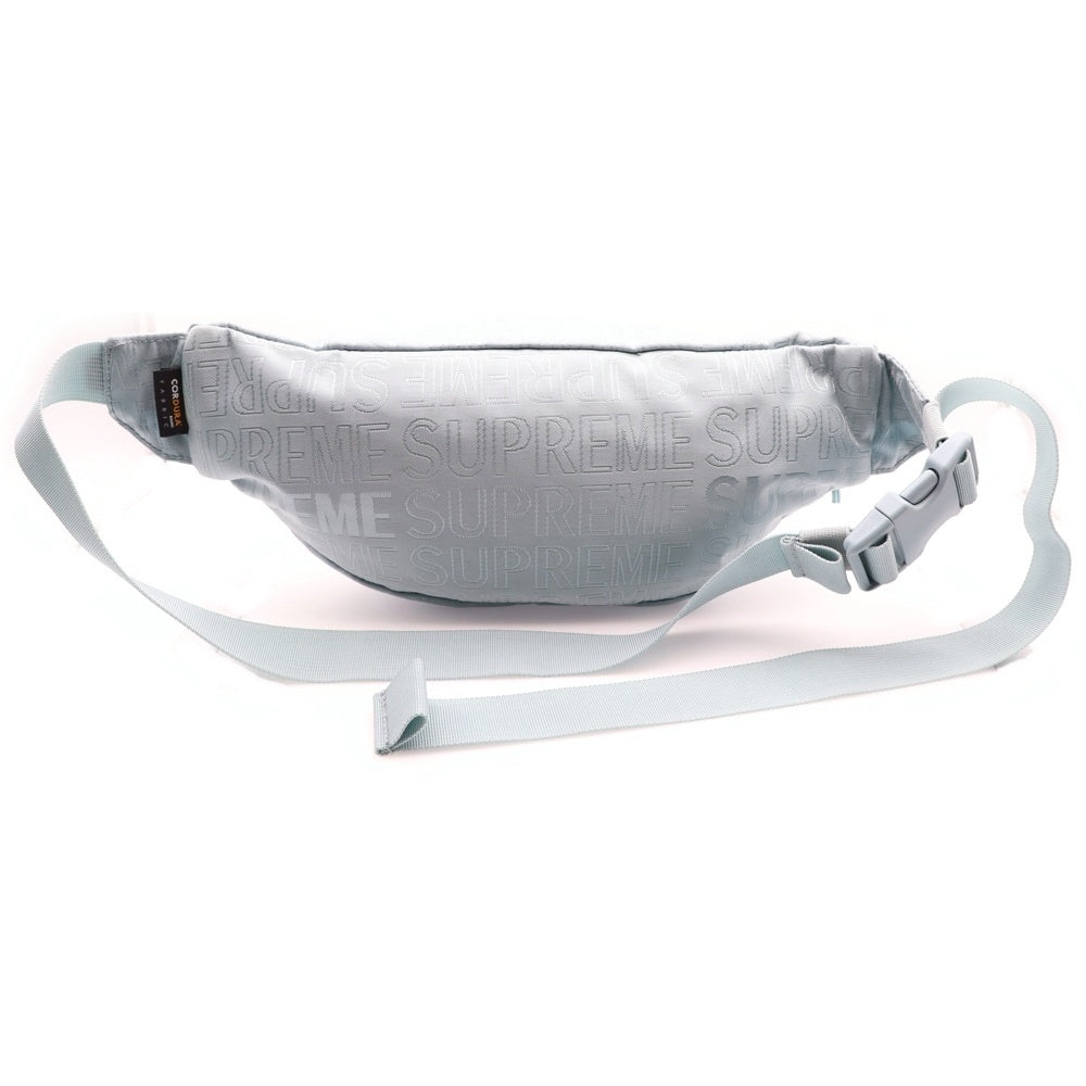 SUPREME(シュプリーム) 19SS Waist Bag ウエストバッグ ボックスロゴ ナイロン ボディバッグ ブルー