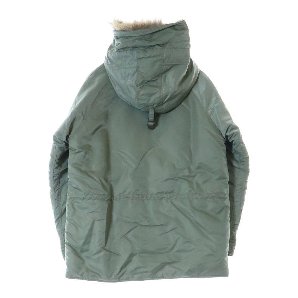 NEIGHBORHOOD(ネイバーフッド) 18SS N-3B ファー フード ジップアップ フライトジャケット カーキ 182SZNH-JKM03