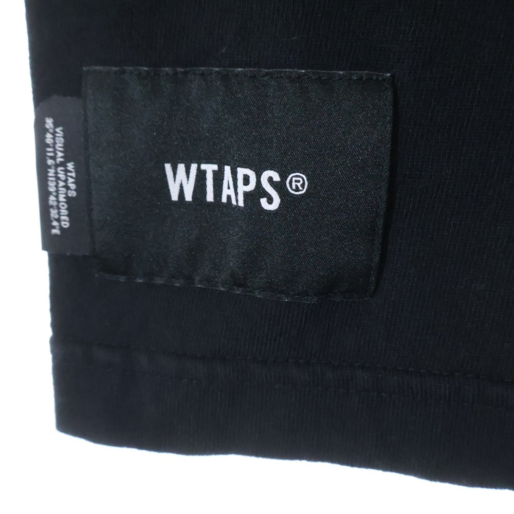 WTAPS(ダブルタップス) 25SS CONTAINING TEE バックロゴ Tシャツ ブラック