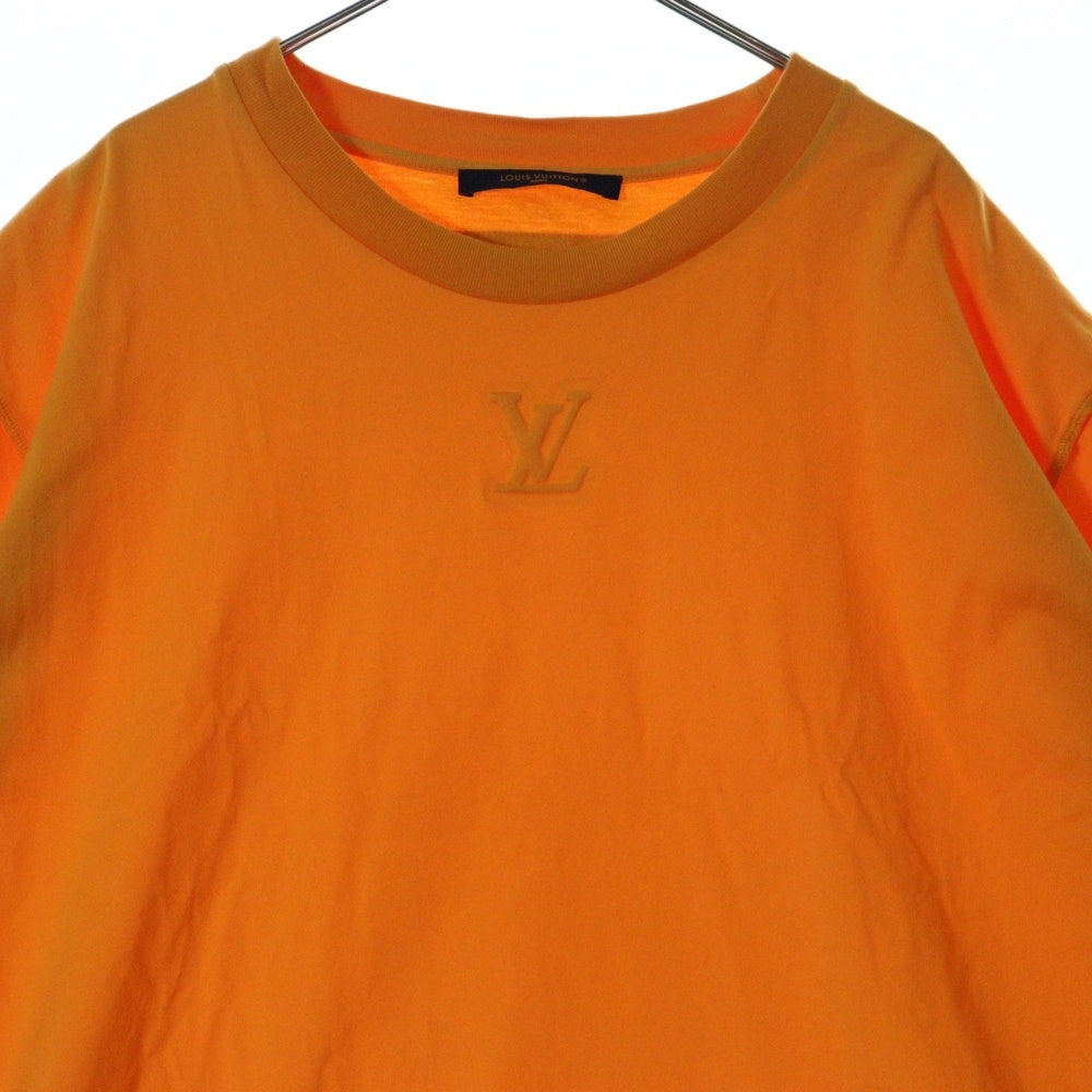 LOUIS VUITTON(ルイヴィトン) 25SS エンボスLVインサイドアウト半袖Tシャツ RM251Q DT3 HNY55W オレンジ