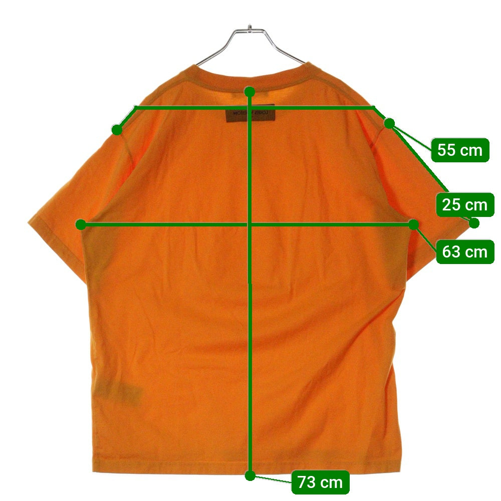 LOUIS VUITTON(ルイヴィトン) 25SS エンボスLVインサイドアウト半袖Tシャツ RM251Q DT3 HNY55W オレンジ