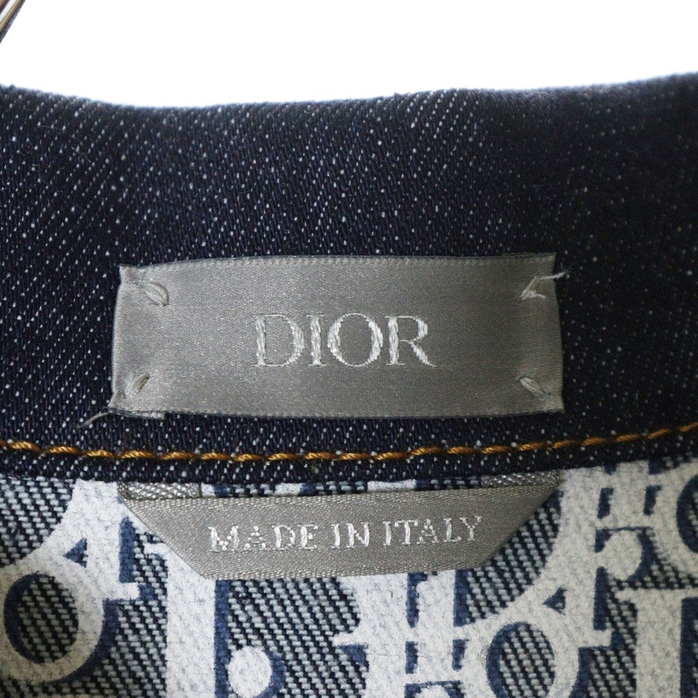 DIOR(ディオール) Oblique Low Cotton Denim Jacket 013D482J374X オブリーク ロー コットン デニムジャケット ネイビー