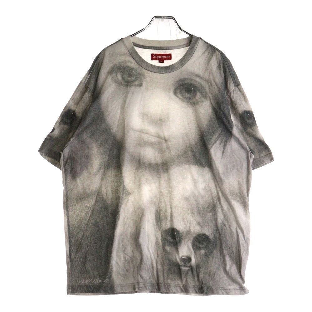 SUPREME(シュプリーム) 24SS Margaret Keane Best Friends S/S Top マーガレット キーン ベストフレンド プリント 半袖Tシャツ カットソー グレー