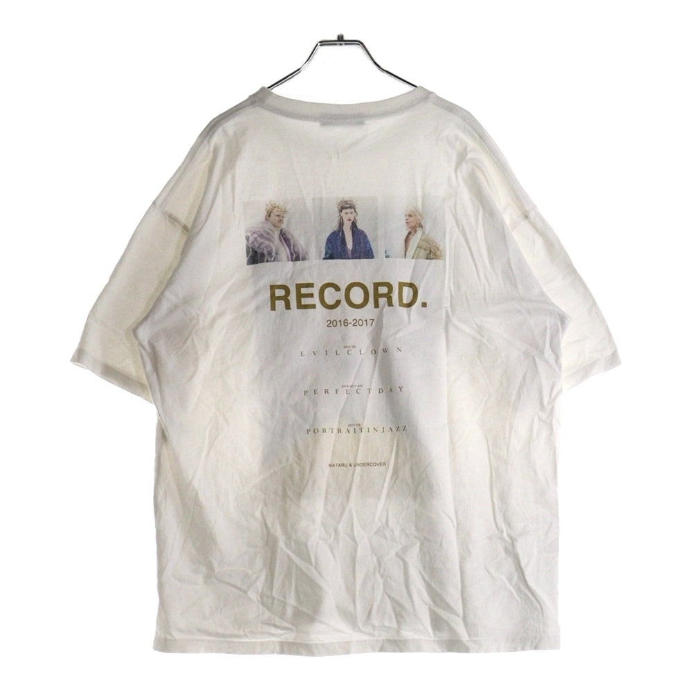UNDERCOVER(アンダーカバー) 23SS ×WATARU RECORD ワタル レコード フォト グラフィック 半袖Tシャツ カットソー ホワイト