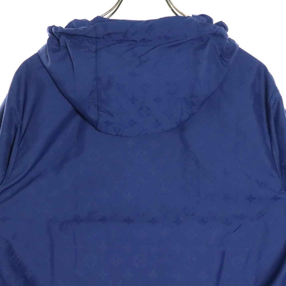 LOUIS VUITTON(ルイヴィトン) 23AW ×草間彌生 Mng Faces Windbreaker RM232H YP1 HOB32W モノグラムワッペン ウィンドブレーカー ナイロンパーカー ブルー