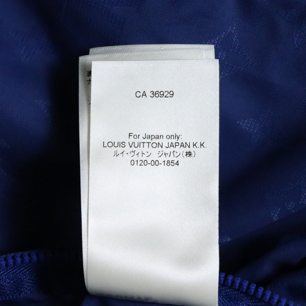 LOUIS VUITTON(ルイヴィトン) 23AW ×草間彌生 Mng Faces Windbreaker RM232H YP1 HOB32W モノグラムワッペン ウィンドブレーカー ナイロンパーカー ブルー