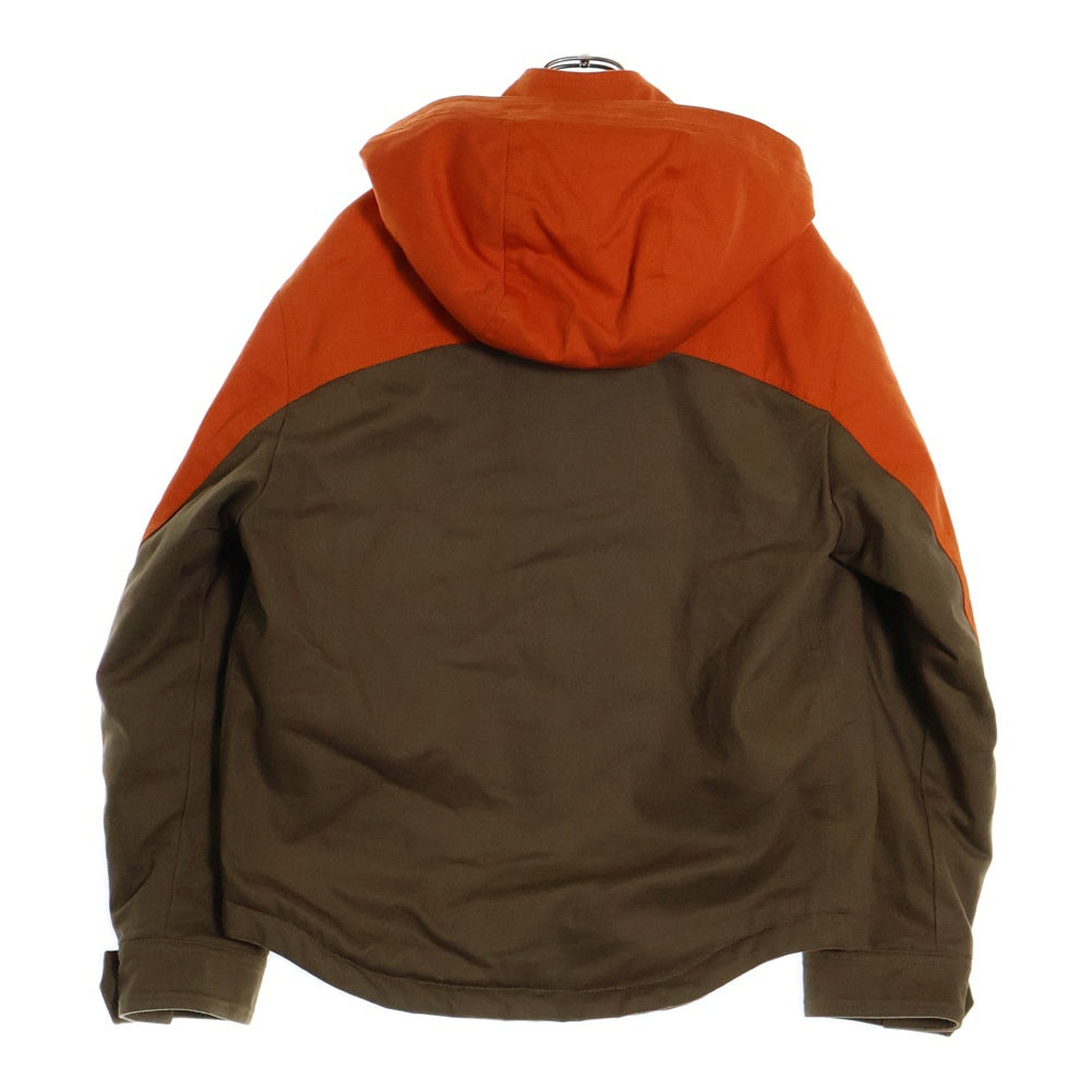 LOUIS VUITTON(ルイヴィトン) Hooded Padded Denim Jacket RM231M G98HOA22W フーデッド パデッドデニムジャケット オレンジ/ブラウン