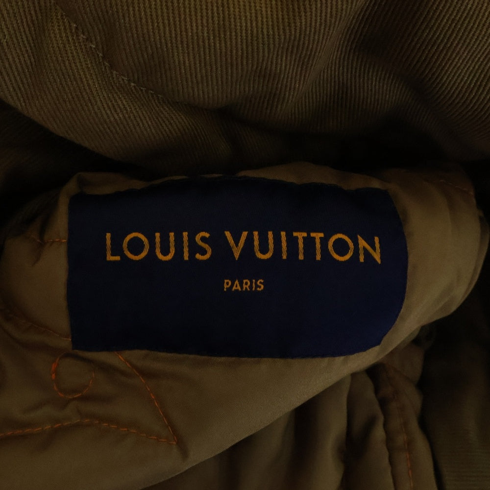 LOUIS VUITTON(ルイヴィトン) Hooded Padded Denim Jacket RM231M G98HOA22W フーデッド パデッドデニムジャケット オレンジ/ブラウン