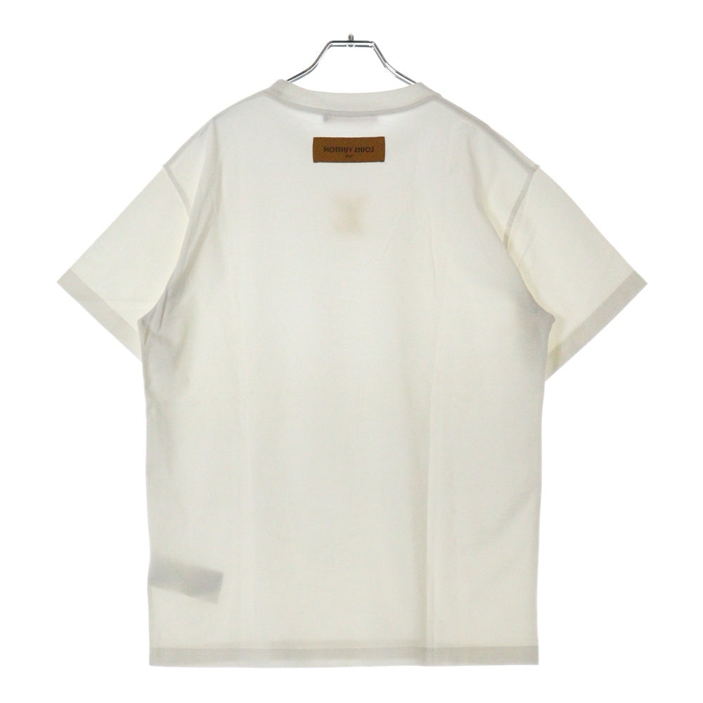 LOUIS VUITTON(ルイヴィトン) 22AW エンボスLVロゴ半袖Tシャツ RM222Q DT3 HNY55W ホワイト
