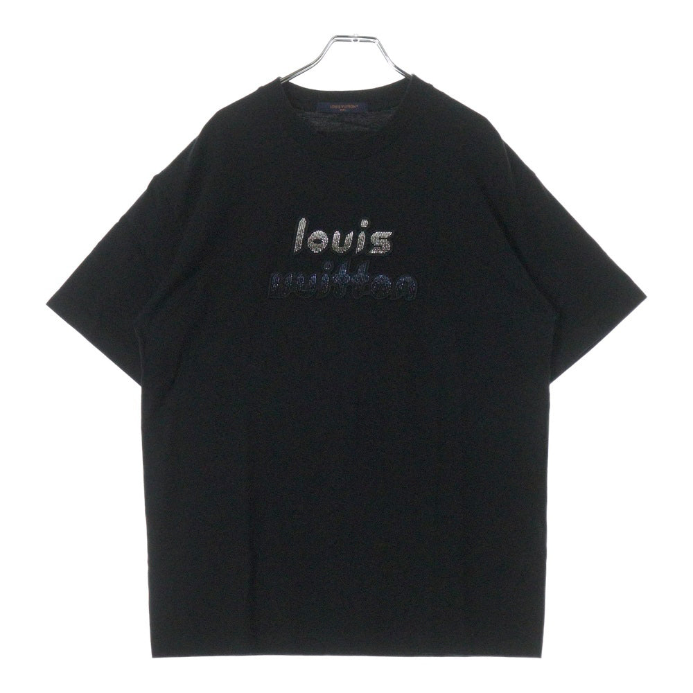 LOUIS VUITTON(ルイヴィトン) 23AW ビーズエンブロイダード半袖Tシャツ RM232 NPG HPY86W ブラック