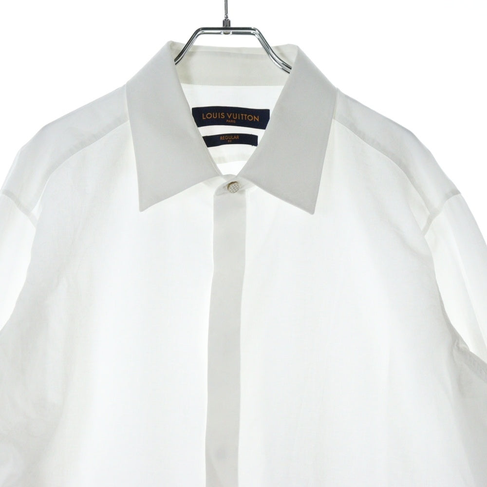 LOUIS VUITTON(ルイヴィトン) 22AW レギュラーフィット モノグラム長袖シャツ RM222F H36 HNS9DW ホワイト