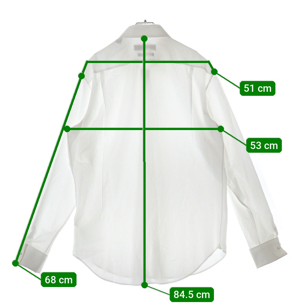LOUIS VUITTON(ルイヴィトン) 22AW レギュラーフィット モノグラム長袖シャツ RM222F H36 HNS9DW ホワイト