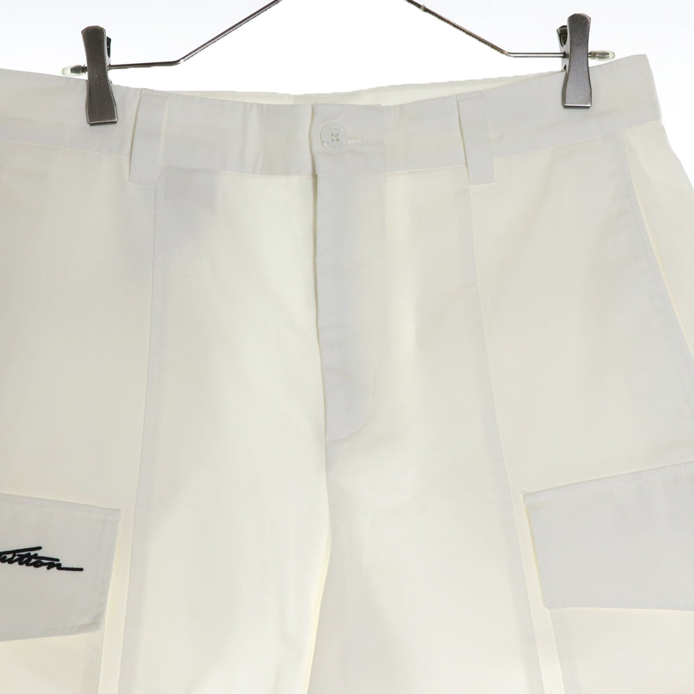 LOUIS VUITTON(ルイヴィトン) 24SS エンブロイダードコットンカーゴハーフパンツ RM241 GTX HQP79W ホワイト