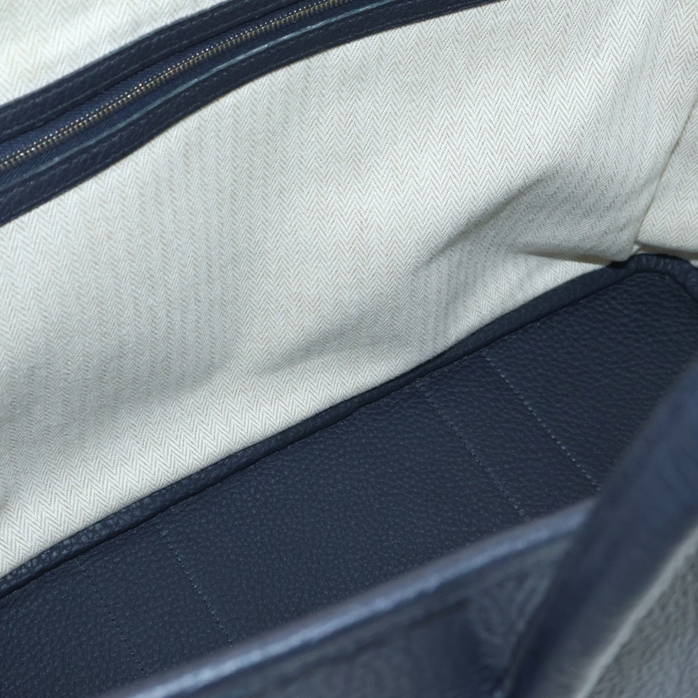 HERMES(エルメス) ガーデンパーティPM ネゴンダ B刻印 シルバー金具 ネイビー