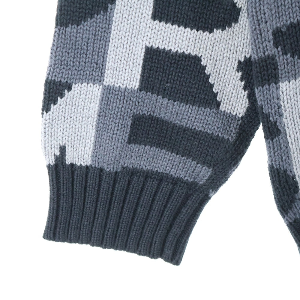 SUPREME(シュプリーム) 18AW Big Letters Sweater ビッグ レター クルーネックニットセーター ブラック