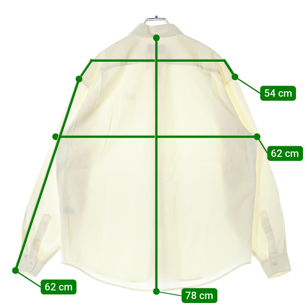 SUPREME(シュプリーム) 22SS Small Box Shirt スモールボックスロゴ ボタンダウン 長袖シャツ ホワイト