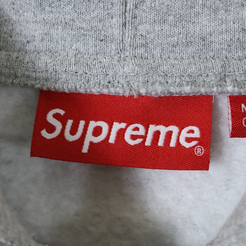 SUPREME(シュプリーム) 23AW S Logo Zip Up Hooded Sweatshirt Sロゴ刺繍 ジップアップ スウェットパーカー フーディー グレー