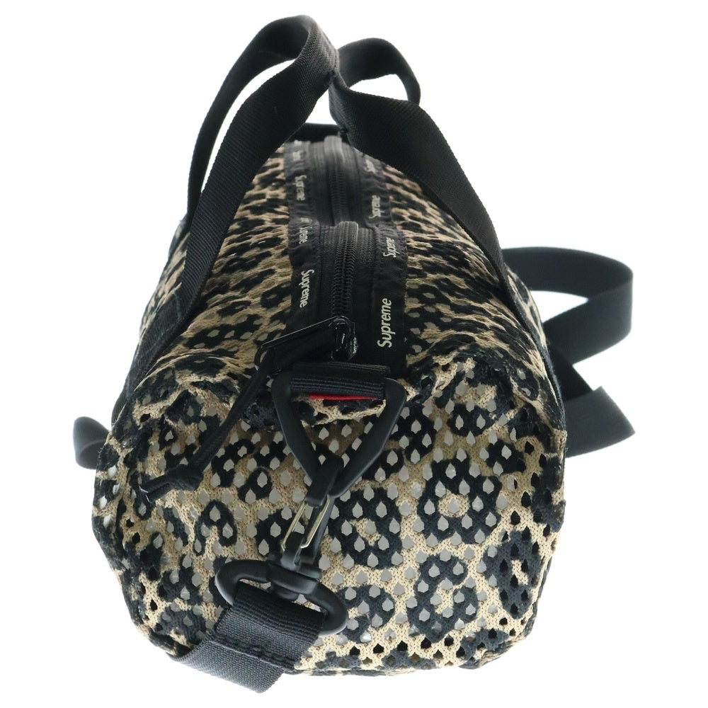 SUPREME(シュプリーム) 23SS Mesh Mini Duffle Bag Leopard メッシュ ミニ ダッフルバッグ レオパード ショルダーバッグ ブラウン