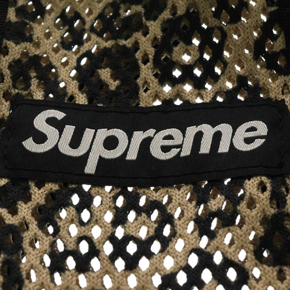 SUPREME(シュプリーム) 23SS Mesh Mini Duffle Bag Leopard メッシュ ミニ ダッフルバッグ レオパード ショルダーバッグ ブラウン