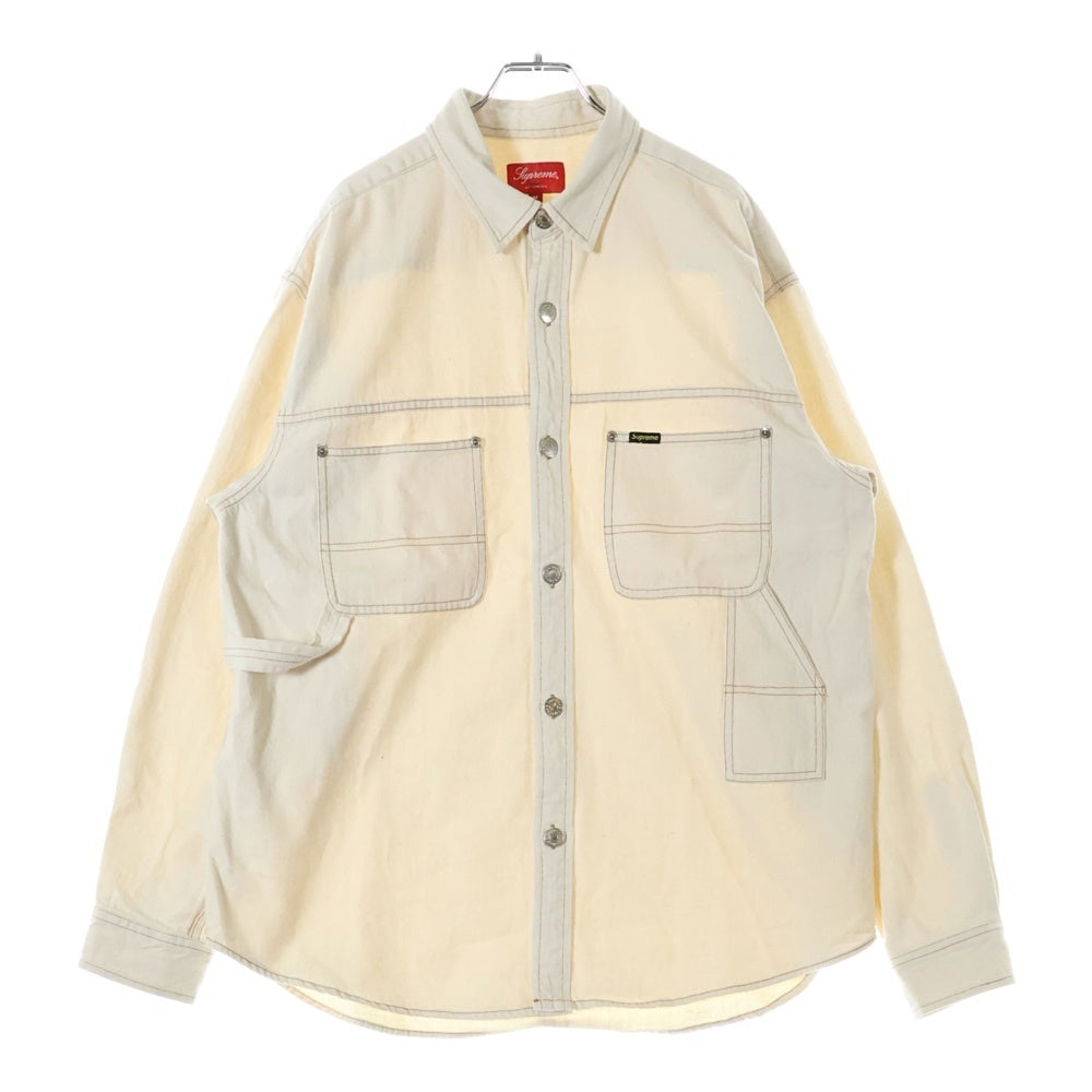 SUPREME(シュプリーム) 23SS Denim Painter Shirt デニム ペインターシャツ ジャケット ホワイト