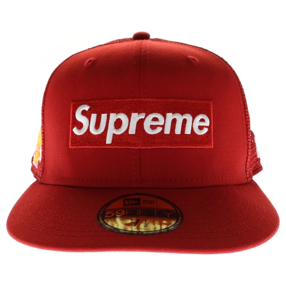 SUPREME(シュプリーム) 24SS ×NEW ERA Box Logo Mesh Cap ニューエラ ボックスロゴ メッシュキャップ 帽子 レッド