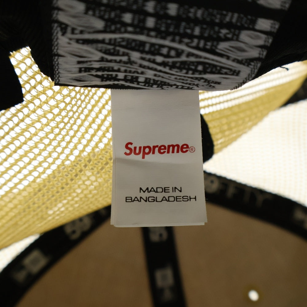 SUPREME(シュプリーム) 24SS ×NEW ERA Box Logo Mesh Cap ニューエラ ボックスロゴ メッシュキャップ 帽子 ベージュ