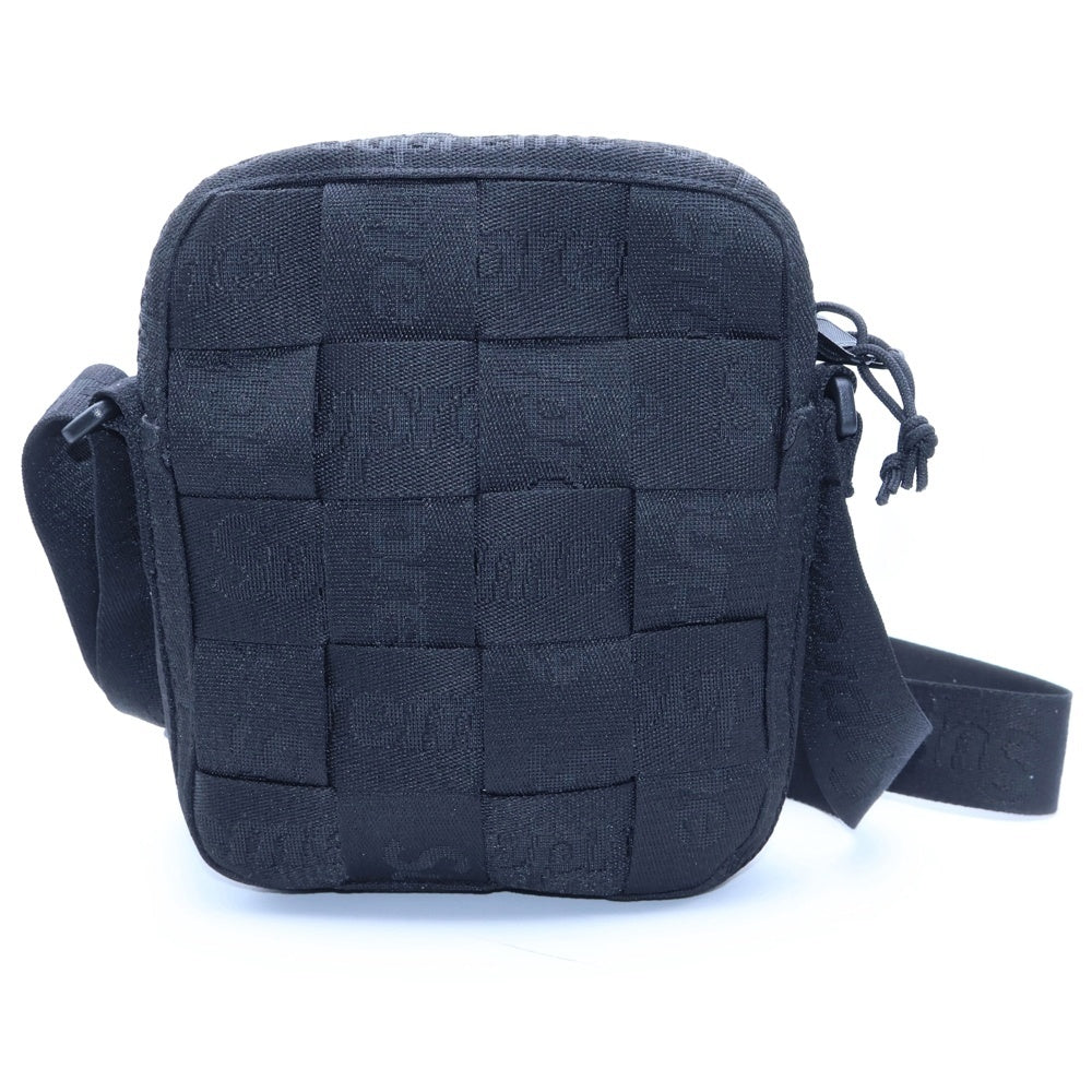 SUPREME(シュプリーム) 24SS Woven Shoulder Bag ウーブン ショルダーバッグ クロスボディ ブラック