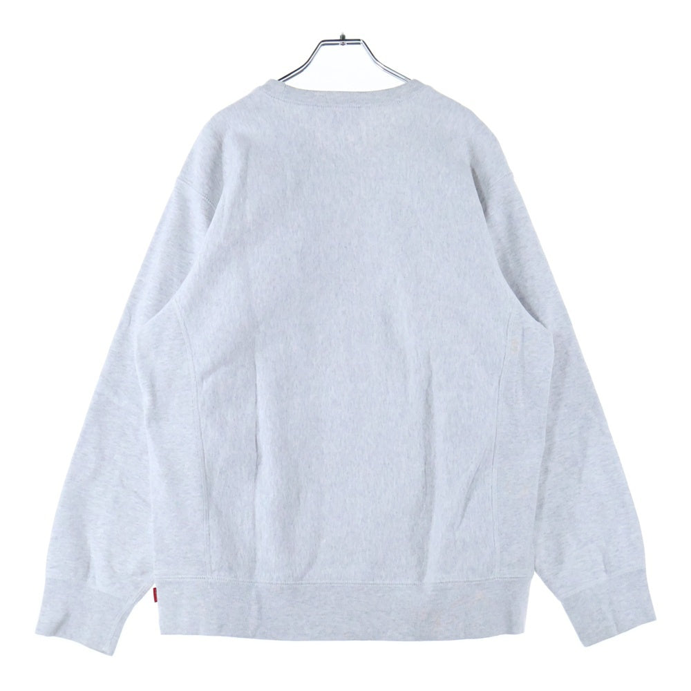 SUPREME(シュプリーム) 18AW Box Logo Crewneck ボックスロゴ クルーネック スウェットトレーナー グレー/レッド