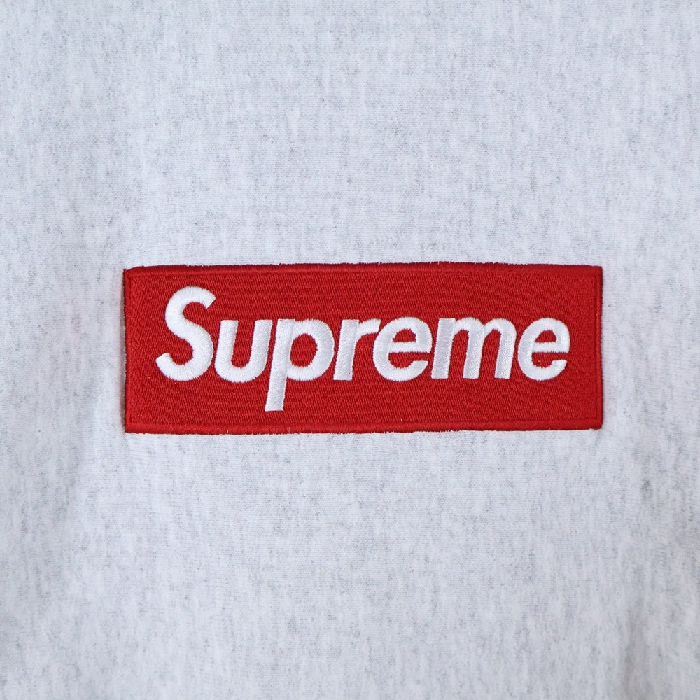 SUPREME(シュプリーム) 18AW Box Logo Crewneck ボックスロゴ クルーネック スウェットトレーナー グレー/レッド