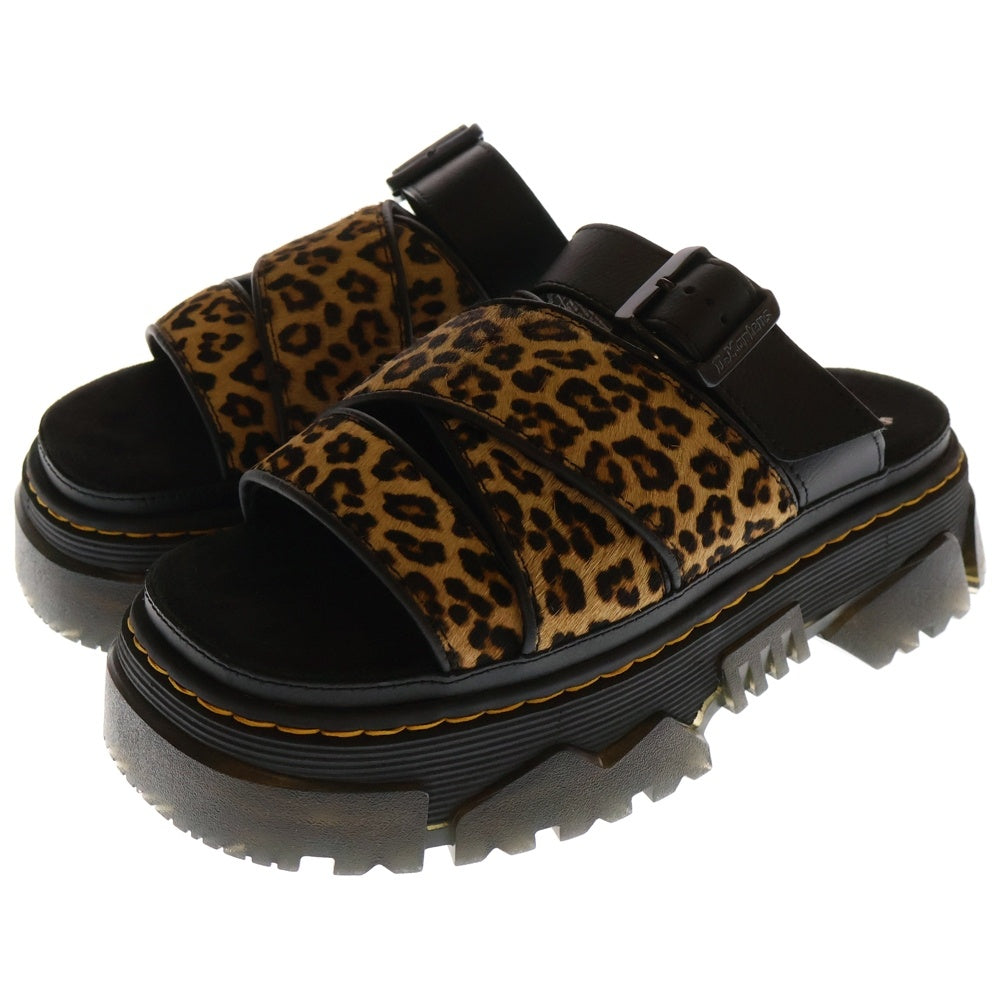 Dr.Martens(ドクターマーチン) MATTISON SLIDE スライドサンダル レオパード 41110200 ブラック/ベージュ