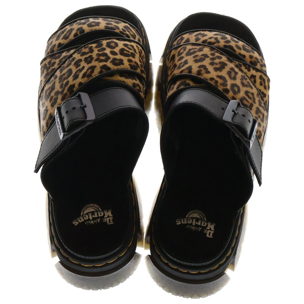 Dr.Martens(ドクターマーチン) MATTISON SLIDE スライドサンダル レオパード 41110200 ブラック/ベージュ