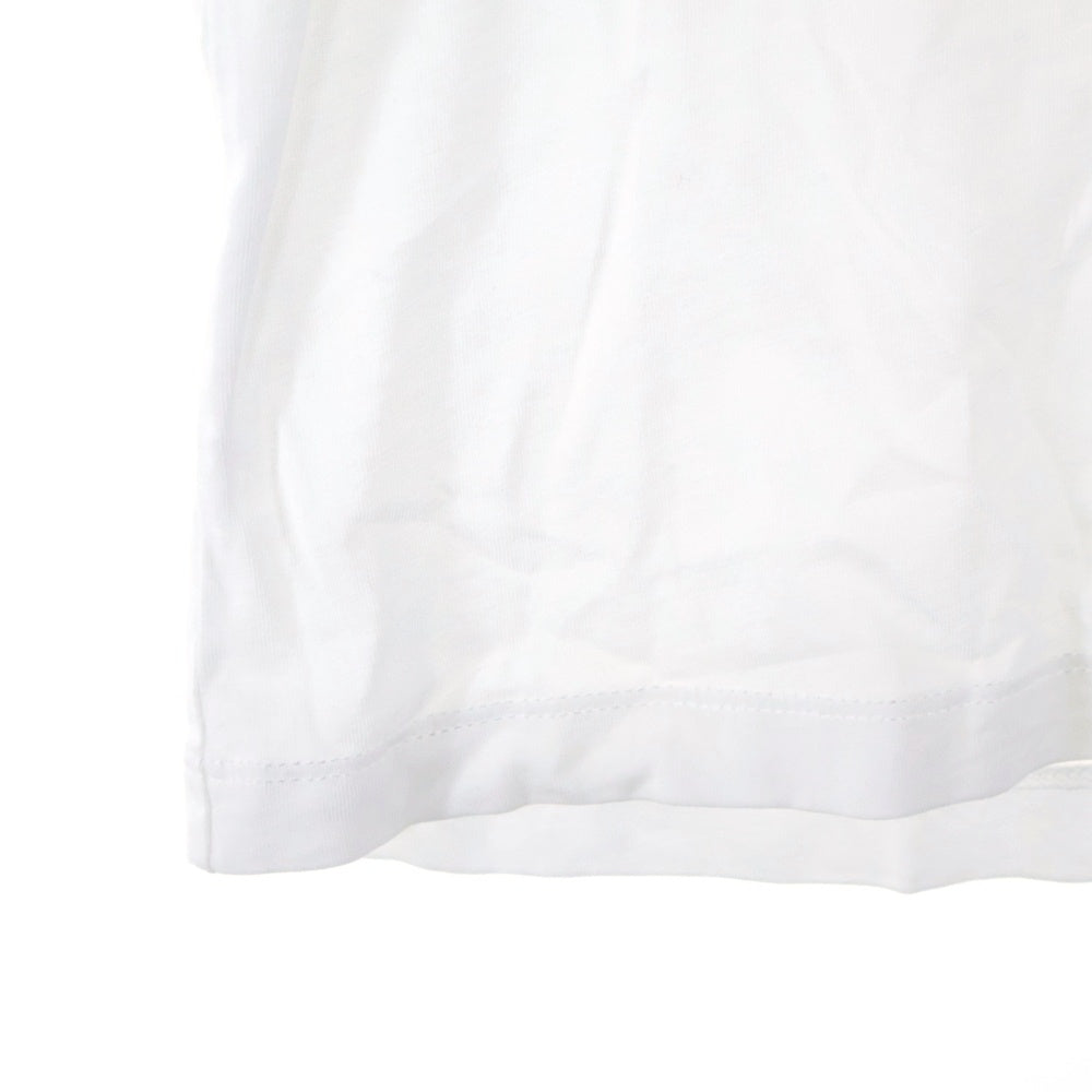 BALMAIN(バルマン) エンボスロゴ クルーネック 半袖Tシャツ カットソー ホワイト
