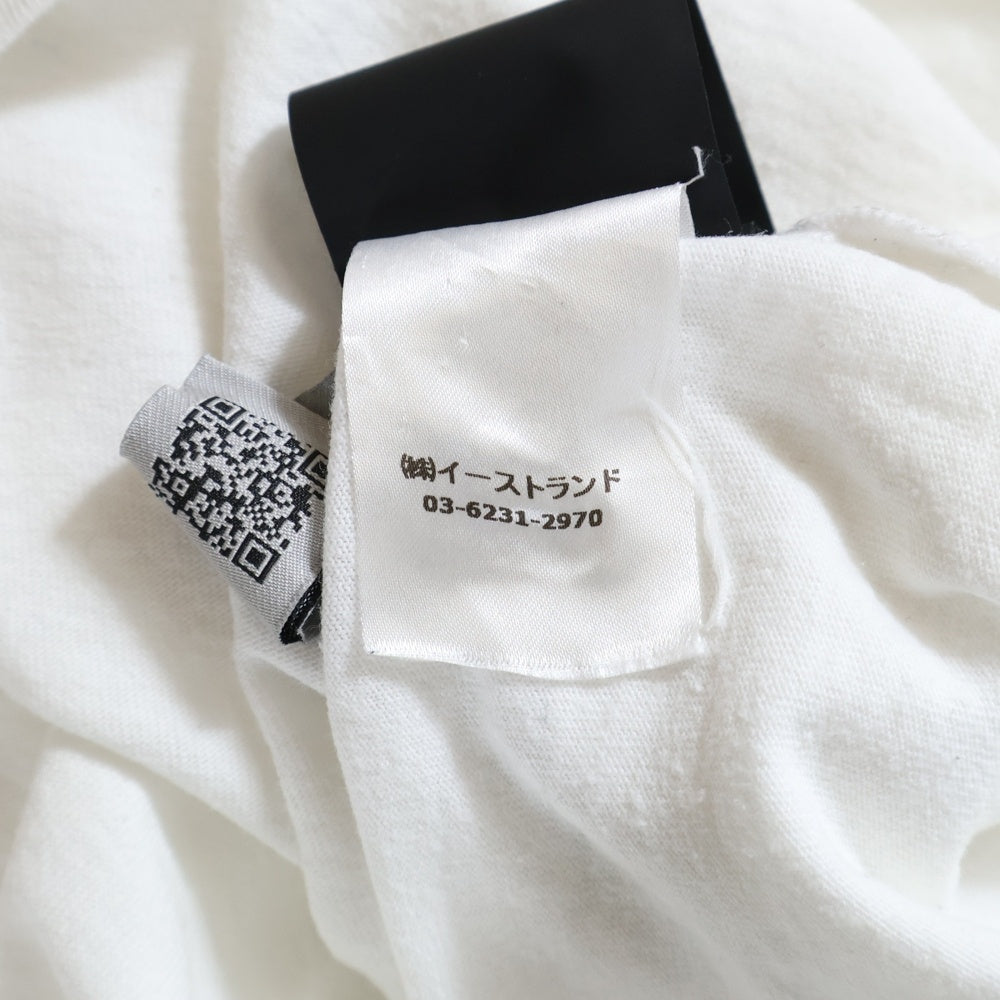 Palm Angels(パームエンジェルス) 21SS BEVERLY HILLS SPRAYED TEE PMAA001S21JER033 ロゴプリント クルーネック 半袖Tシャツ カットソー ホワイト