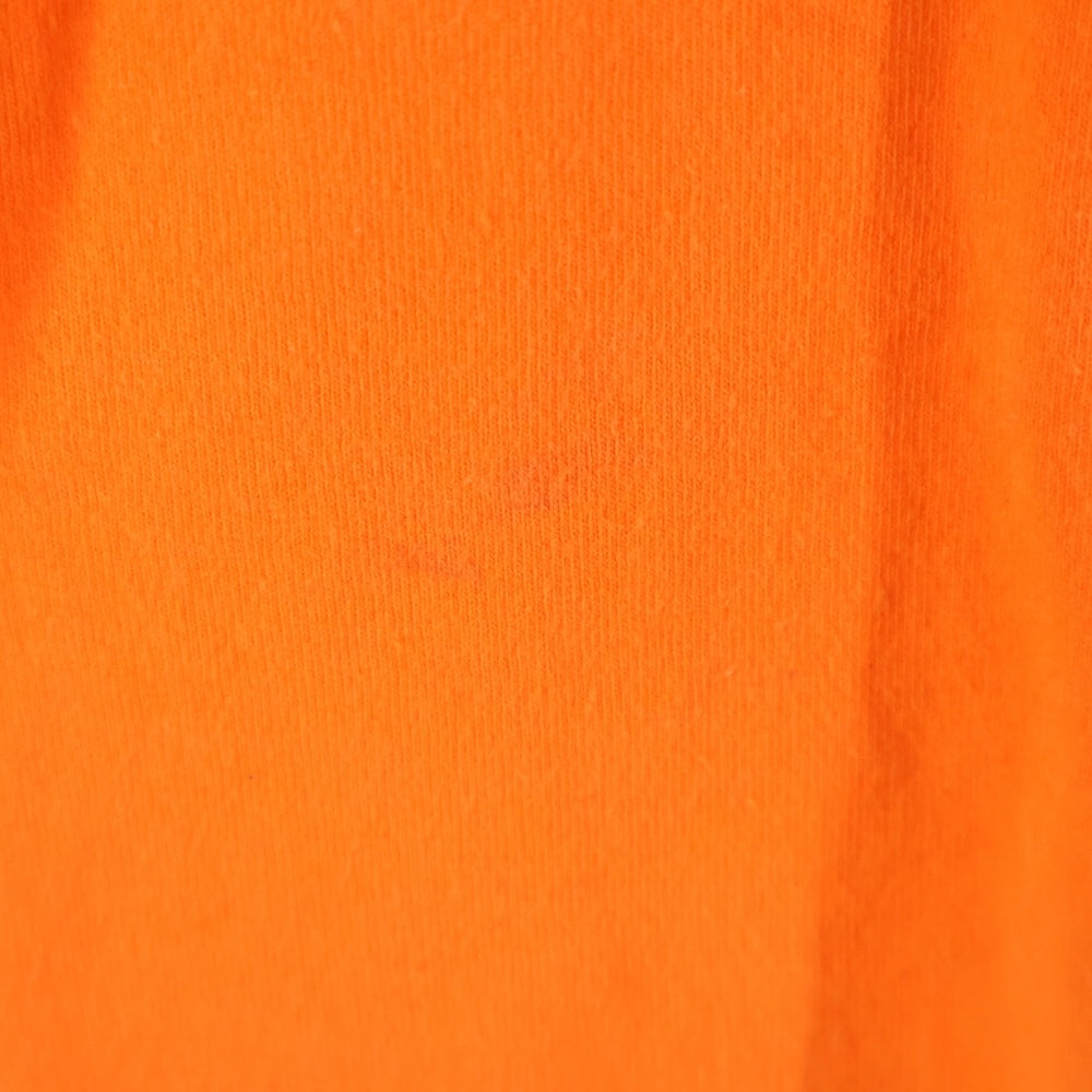 Palm Angels(パームエンジェルス) 22SS ネックロゴ プリント クルーネック 長袖Tシャツ カットソー オレンジ