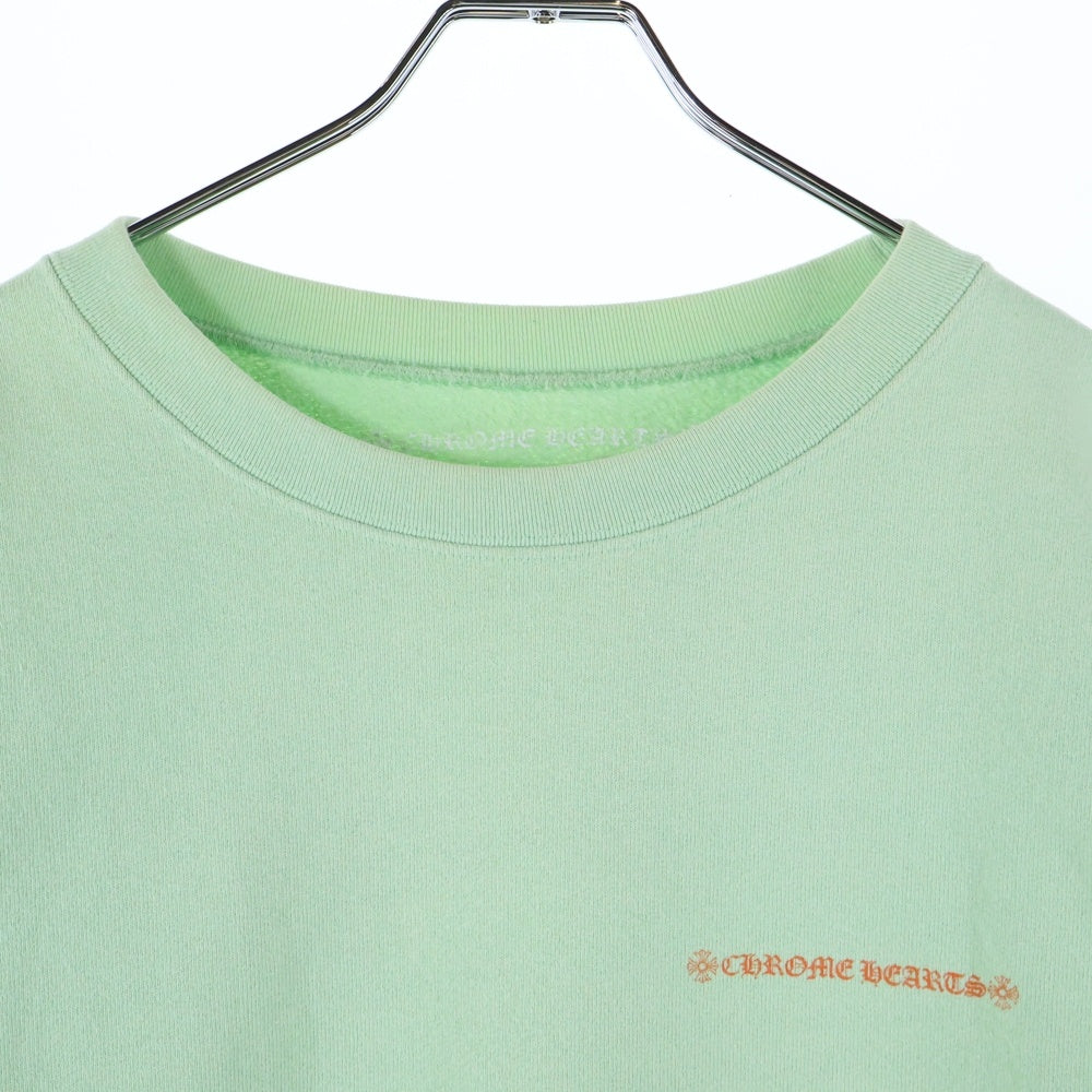 CHROME HEARTS(クロムハーツ) PPO SEAFORM GRN HD SWT MATTY BOY バックプリントクルーネックスウェットトレーナー ライトグリーン
