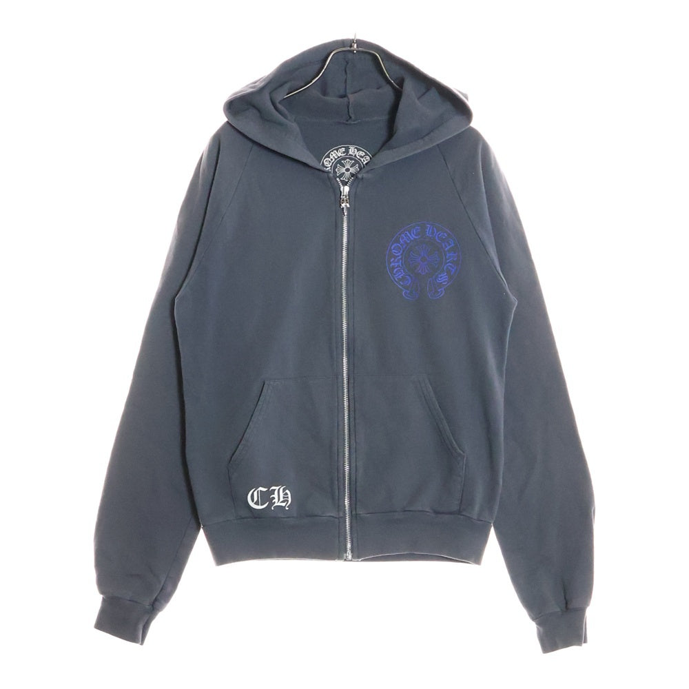 CHROME HEARTS(クロムハーツ) OLD ダブル CHプラス プリント ダガージップアップフーディ パーカー グレー