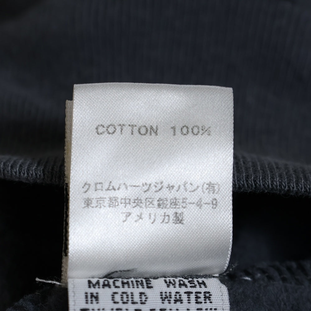 CHROME HEARTS(クロムハーツ) OLD ダブル CHプラス プリント ダガージップアップフーディ パーカー グレー