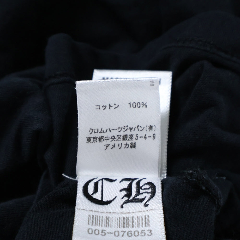 CHROME HEARTS(クロムハーツ) CH PLUS S/S TEE CHプラス プリント クルーネック 半袖Tシャツ カットソー ブラック
