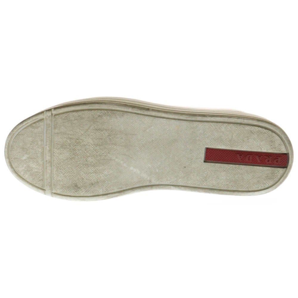PRADA(プラダ) レザー ローカットスニーカー ホワイト レディース 3E6187