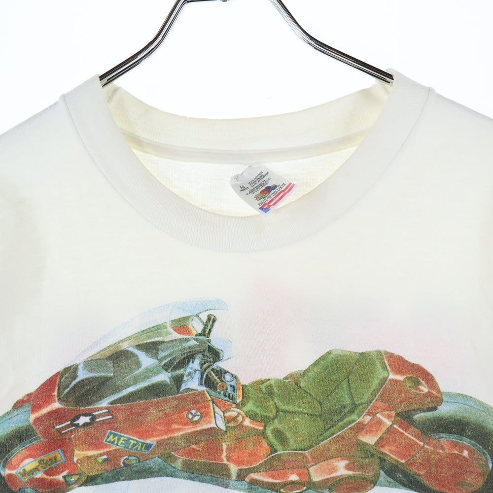 VINTAGE(ヴィンテージ) 80s AKIRA KANEDA BIKE アキラ 金田 バイク 両面プリント 半袖Tシャツ ホワイト